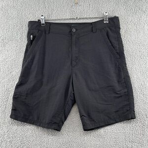 Outdoor Life Mens Shorts Black Nylon Lightweight size 35
